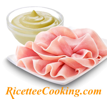 Involtini di prosciutto cotto e maionese